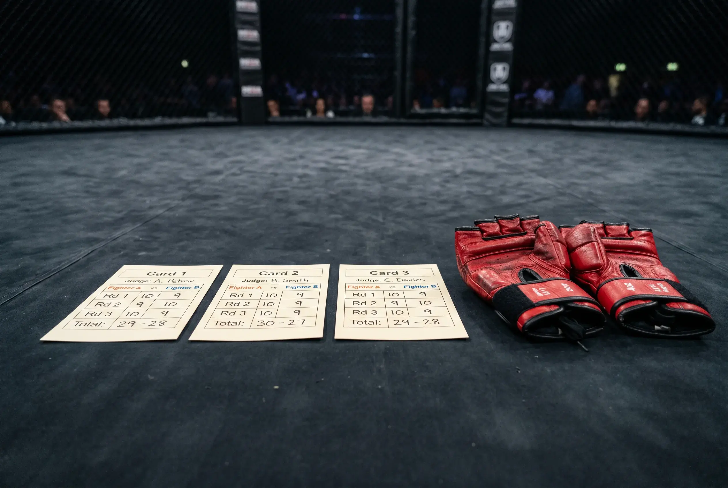 Three UFC judges